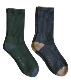 Pokoloko Heel Toe Socks Forest/Charcoal
