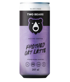 Two Bears Mocha Coffee Frothed Oat Latte