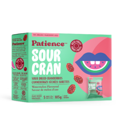 Patience Fruit & Co. Sour Cran Dried Cranberries Candies Watermelon 