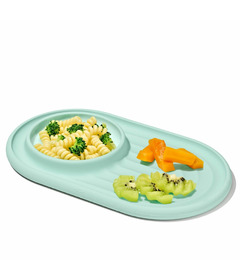 OXO TOT Stick & Stay Textured Suction Plate Opal