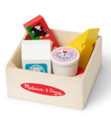 Melissa & Doug Wooden Food Groups Play Set Dairy