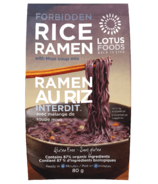 Ramen de riz noir interdit avec miso de Lotus Foods
