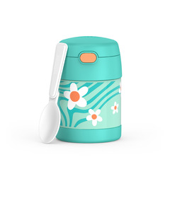 Thermos Stainless Steel FUNtainer Food Jar with Spoon Wavy Daisies