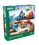 BRIO Rail & Road Loading Set