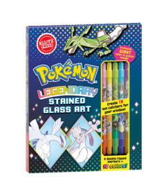 Klutz Pokemon Legendary Stained Glass Art