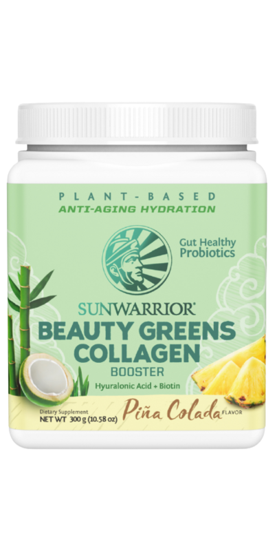 Buy Sunwarrior Beauty Greens Collagen Booster Pina Colada At Wellca Free Shipping 35 In Canada 