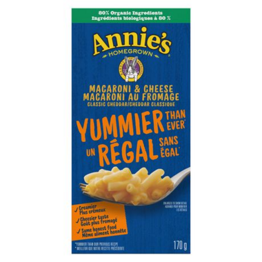 Annie\'s Homegrown Classic Mac & Cheese Annie\'s Homegrown Classic Mac & Cheese