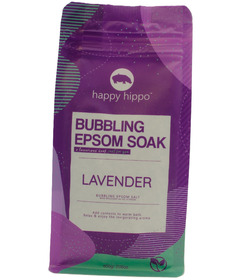 Happy Hippo Bath Co. Bubbling Epsom Soak Lavender