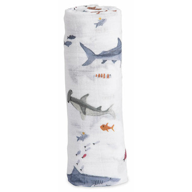shark muslin blanket