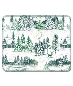 Earthly Co. Reusable Paper Towels Winter Pines