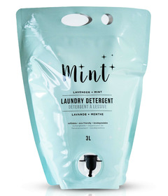 Mint Cleaning Laundry Detergent Refill Party Pouch