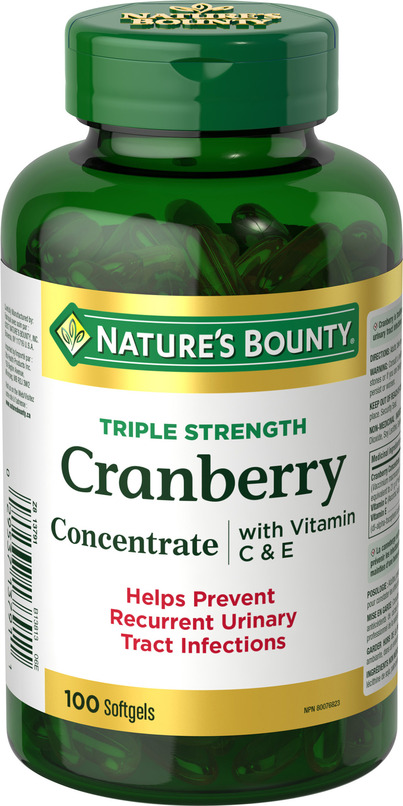 Buy Nature's Bounty Cranberry Concentrate With Vitamin C And E At Well 