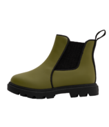 Native Shoes Kensington Treklite Boots Rookie Green and Jiffy Black