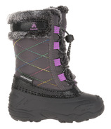 Kamik Star 2 T Toddler Boots Charcoal and Orchid