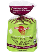 Plum.M.Good Organic Brown Rice Thins with Sea Salt