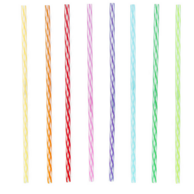 Kikkerland Rainbow Reusable Straws Kikkerland Rainbow Reusable Straws