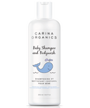 Shampooing pour bébé Carina Organics & gel douche pour le corps 