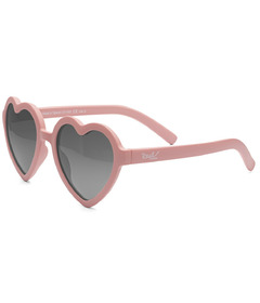 Real Shades Heart Sunglasses Rose Tan Pink