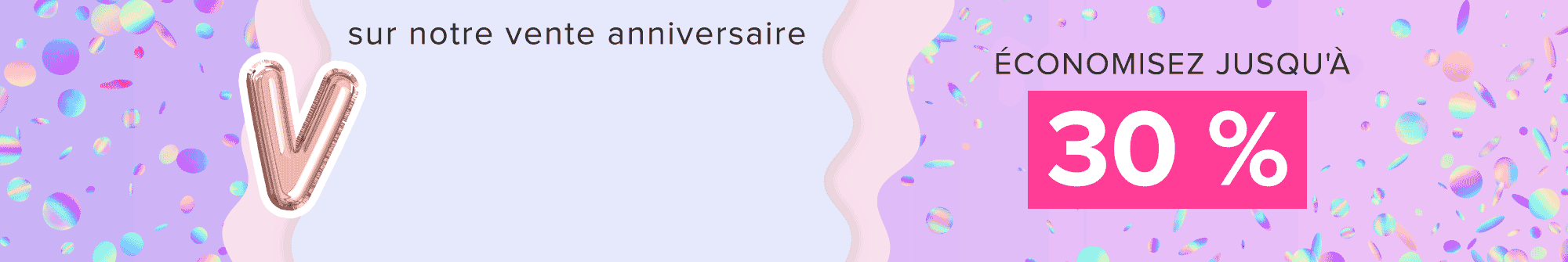 Birthday - save up to 30%