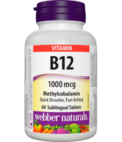 Webber Naturals Vitamin B12 1000mcg