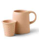 Good Citizen Coffee Co. Ceramic Tea Infuser Mug Dusty Tan Blush
