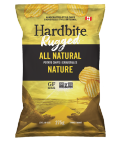 Hardbite Potato Chips Rugged All Natural
