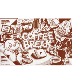 Postie Postcard Chocolate Bar Coffee Break Espresso