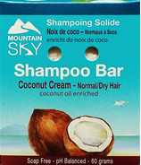 Mountain Sky Coconut Cream Shampoo Bar