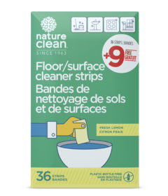 Nature Clean Plastic Free Floor Cleaner Strips Fresh Lemon