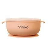 Minika Silicone Bowl with Lid Blush