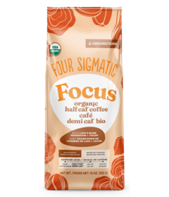 Four Sigmatic Focus Ground Organic Half Caf Coffee with Lion's Mane & Yacon