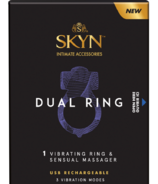 SKYN Dual Ring 1 Anneau vibrant & Masseur sensuel