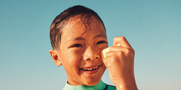 NOUVEAU! Bâton de visage d’écran solaire clair pour enfants