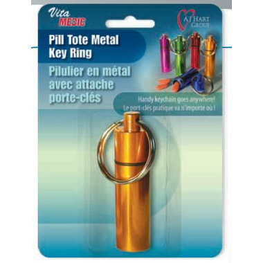 Card Health Care Metal Key Ring Pill Tote Card Health Care Metal Key Ring Pill Tote