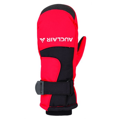 Auclair Pika Reflective Mitt Black & Red Auclair Pika Reflective Mitt Black & Red