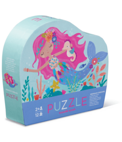 Crocodile Creek 12-Piece Mini Puzzle Mermaid Dreams