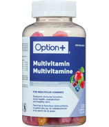 Option+ Multivitamin for Men Gummies Sour Apple & Mixed Berry