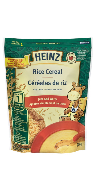 Heinz baby hot sale rice cereal