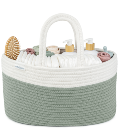 Comfy Cubs Baby Diaper Caddy Organizer Sage