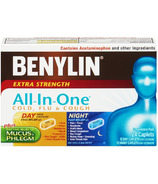 Benylin Extra Strength All-In-One Cold, Flu & Cough Day & Night Caplets