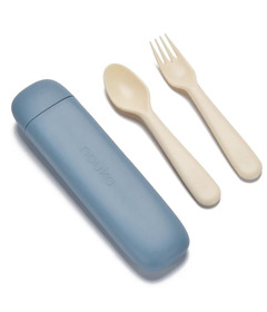 Nouka Reusable Utensil Set & Carry Case Wave