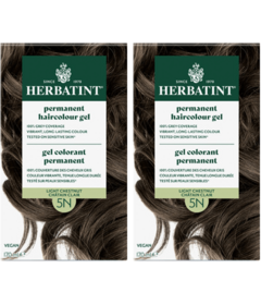 Herbatint 5N Light Chestnut Permanent Hair Colour Bundle