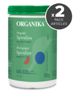 Organika Organic Spirulina Blue-Green Algae Powder Bundle