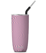 S'well Tumbler With Straw Lavender Swirl