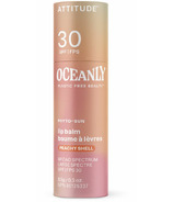 ATTITUDE Oceanly Phyto-Sun Teinté baume à lèvres Peachy Shell SPF 30