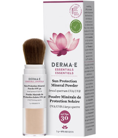 image of Derma E Sun Protection Mineral Powder SPF30 with sku:323441