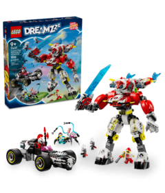 LEGO DREAMZzz Cooper's Tiger Mech & Zero's Hot Rod Car Building Toy