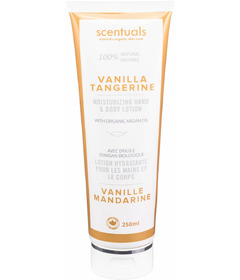 image of Scentuals 100% Vanilla Tangerine Hand & Body Lotion with sku:148028