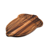 Ironwood Oak Nut Carve and Serve Acacia Wood Platter