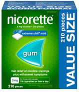 Nicorette Nicotine Gum Chill Mint 2mg